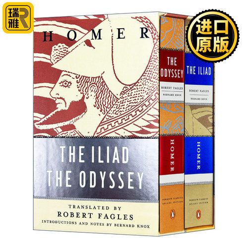 The Iliad and The Odyssey Boxed Set 荷马史诗 伊利亚特和奥德赛 全集2册