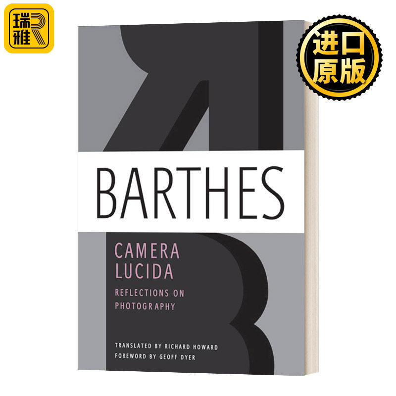 明室 摄影札记 英文原版 Camera Lucida 英文版 Roland Barthes；Richard Howard 进口英语原版书籍