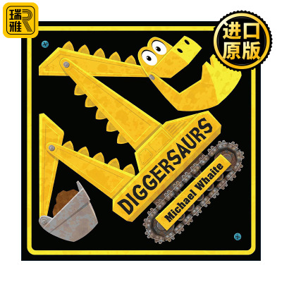 Diggersaurs 忙碌的恐龙工程车 去建筑工地 儿童绘本 纸板书 Michael Whaite迈克 • 怀特