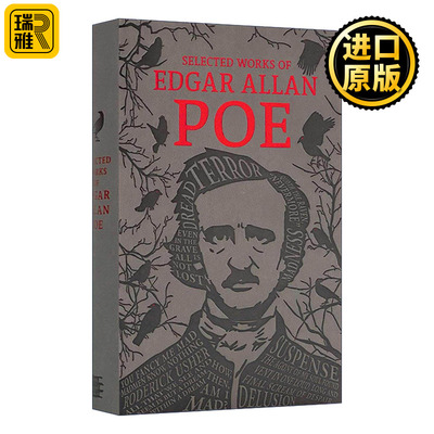 英文原版 Selected Works of Edgar Allan Poe 爱伦坡小说诗歌选集 软精装皮质封面词云经典 Word Cloud Classics 进口英语原版书