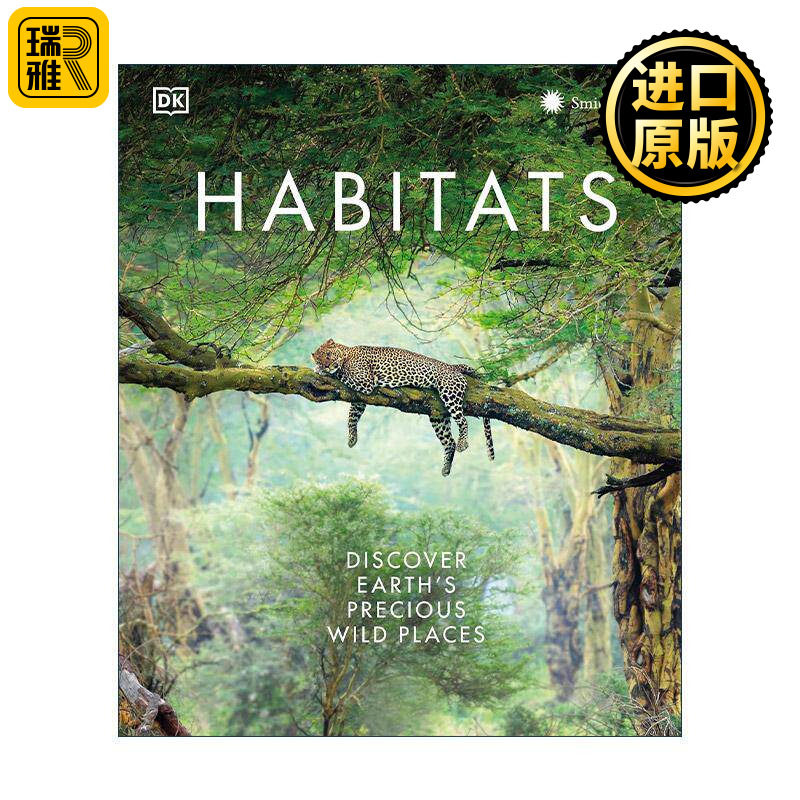 英文原版 Habitats 栖息地 从海沟到热带森林 DK动物自然科学科普百科读物精装 英文版 进口英语原版书籍