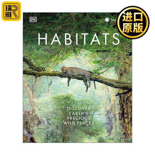英文原版 Habitats 栖息地 从海沟到热带森林 DK动物自然科学科普百科读物精装 英文版 进口英语原版书籍