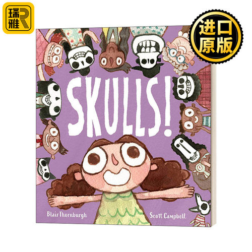 英文原版 Skulls! 头骨！精装 英文版 Blair Thornburgh 纯全英文版正版原著进口英语书籍