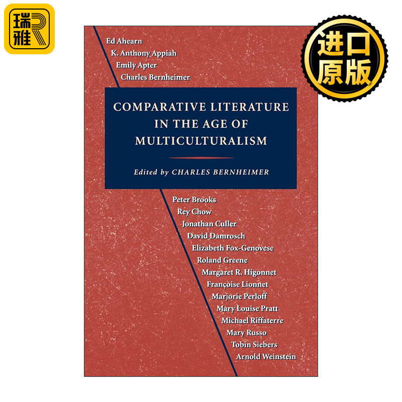 英文原版 Comparative Literature in the Age of Multiculturalism 多元文化时代的比较文学 Charles Bernheimer进口英语原版书籍