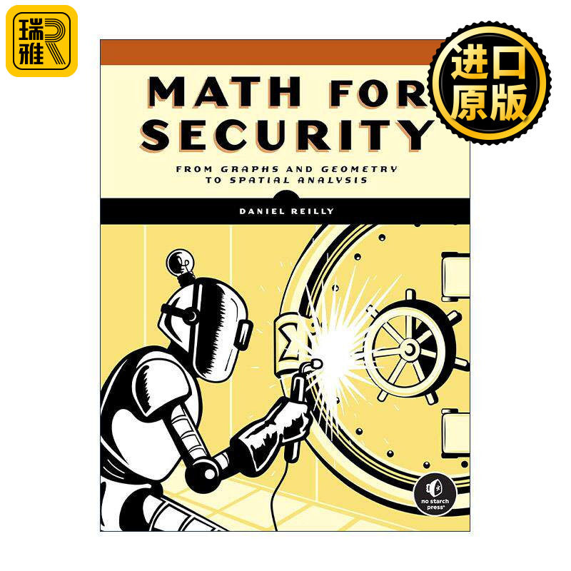 英文原版 Math for Security 安全数学 从图形和几何到空间分析 计算机编程指南 Daniel Riley 英文版 进口英语原版书籍
