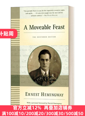A Moveable Feast: the Restored Edition 流动的盛宴:复原版 英文原版