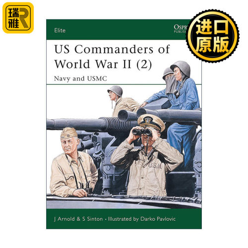 英文原版 US Commanders of World War II (2) 二战美军指挥官2 军事精锐系列 英文版 进口英语原版书籍