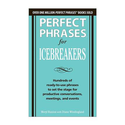 英文原版 Perfect Phrases for Icebreakers 破冰对话完美用语 英文版 进口英语原版书籍