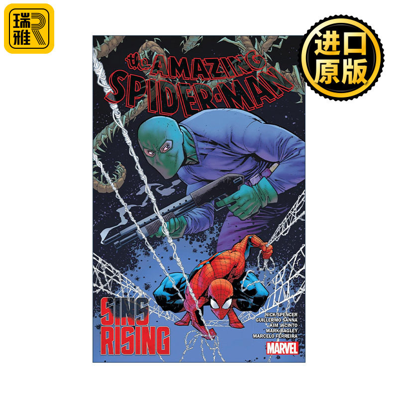 英文原版 Amazing Spider-Man By Nick Spencer Vol.9 Sins Rising 超凡蜘蛛侠 卷九 漫威漫画 英文版 进口英语原版书籍