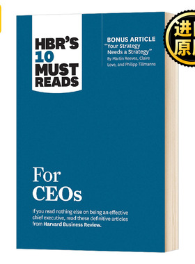 哈佛商业评论CEO必读 英文原版 HBR's 10 Must Reads for CEOs 企业管理 英文版 Harvard Business Review Press 进口英语书籍