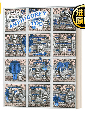 Amphigorey Too 无聊的幽默2 黑色幽默大师爱德华·戈里漫画经典 Edward Gorey