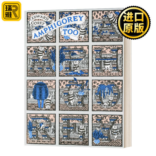 Amphigorey Too 无聊的幽默2 黑色幽默大师爱德华·戈里漫画经典 Edward Gorey