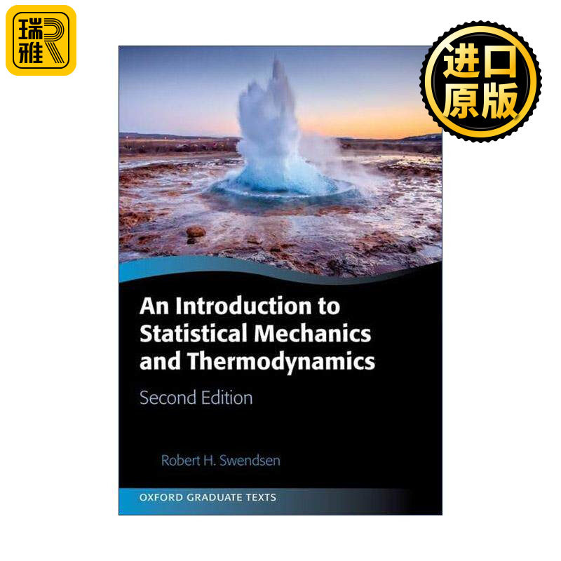 英文原版 An Introduction to Statistical Mechanics and Thermodynamics 统计力学与热力学概论 第二版 英文版进口英语原版书籍