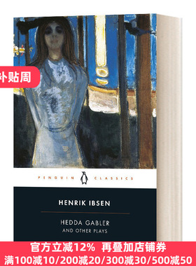 Hedda Gabler And Other Plays 易卜生黑经典 英文原版