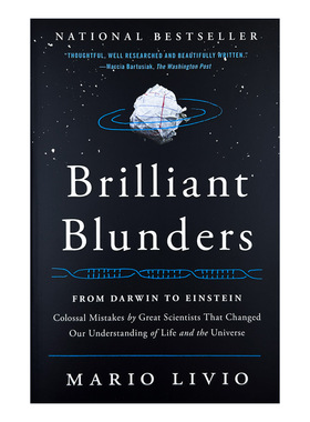 英文原版 Brilliant Blunders 从达尔文到爱因斯坦 科学理论的美丽错误与演进 英文版 进口英语原版书籍