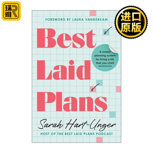 英文原版 Best Laid Plans 绝佳计划 简单的生活规划方法 时间管理指南 英文版 进口英语原版书籍