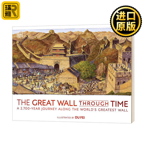 英文原版绘本 The Great Wall Through Time 穿越时空的长城 精装 英文版 DK 进口英语原版书籍