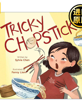 英文原版 Tricky Chopsticks 棘手的筷子 精装图画书 中华文化 英文版 进口英语原版书籍
