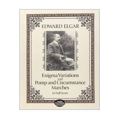 英文原版 Enigma Variations and Pomp and Circumstance Marches in Full Score 爱德华·埃尔加谜语变奏曲与威仪堂堂进行曲全谱