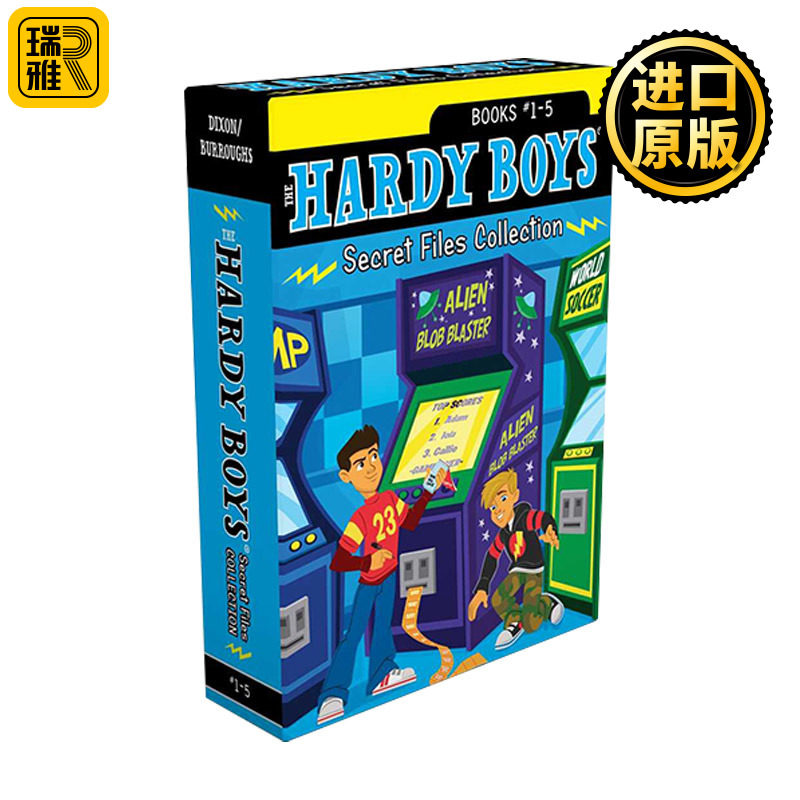 The Hardy Boys Secret Files Collection 哈迪男孩系列 机密文件套装1-5册盒装