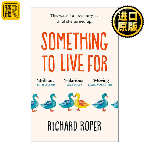 英文原版 Something to Live For 如何不孤独死去 安德鲁不想孤独终老 Richard Roper 英文版 进口英语原版书籍