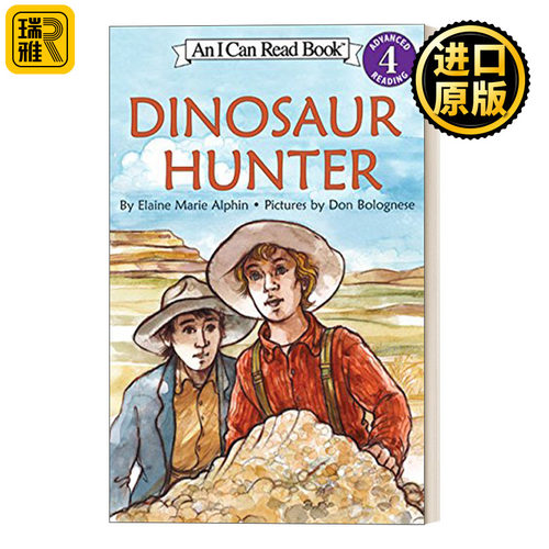 英文版 Dinosaur Hunter 恐龙捕手 I Can Read Level 4分级阅读 英文原版
