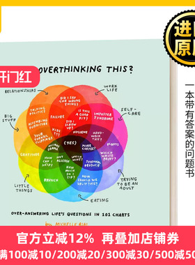 是我想多了吗 英文原版 Am I Overthinking This 101个生活中过度思考的小问题 英文版 Michelle Rial 进口英语原版书籍