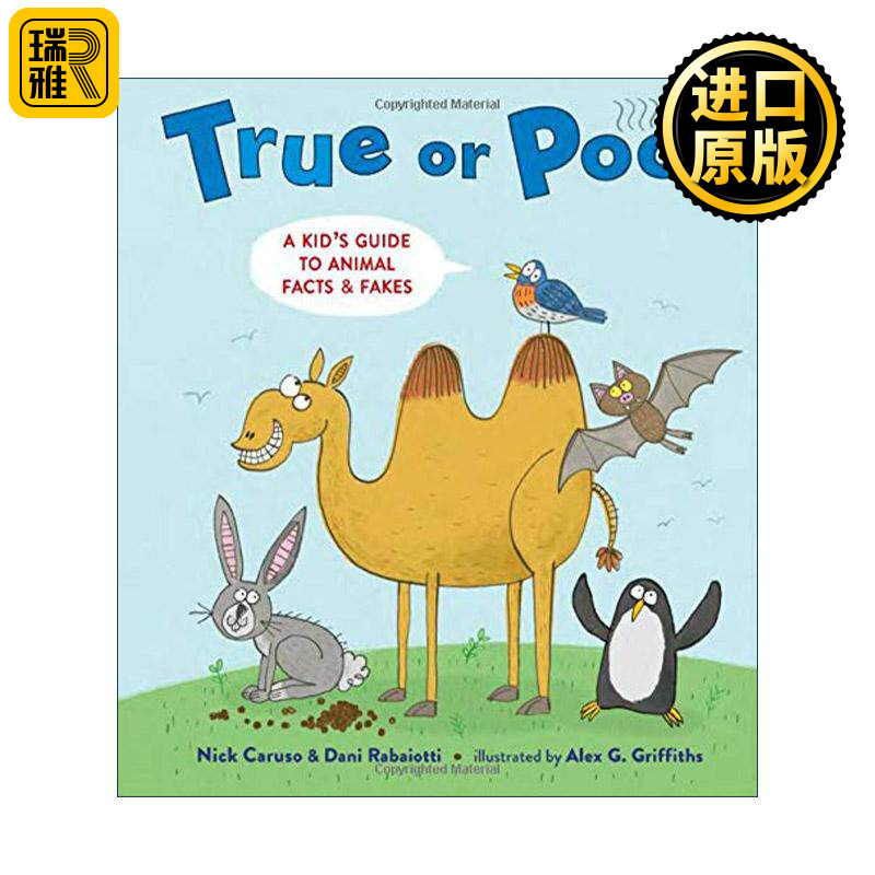 英文原版 True or Poo 动物奇葩说 关于屎尿屁的那些真真假假的流言 精装绘本 英文版 进口英语原版书籍