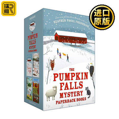 英文原版 The Pumpkin Falls Mystery Books 南瓜瀑布神秘事件4册盒装 英文版 进口英语原版书籍