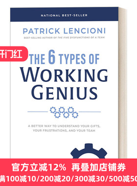 英文原版 The 6 Types of Working Genius 6 Patrick Lencioni