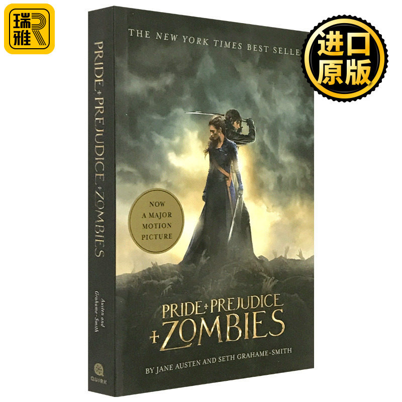 傲慢与偏见与僵尸 英文原版小说 Pride and Prejudice and Zombies 简奥斯汀Jane Austen 僵尸恐怖幽默题材 正版原著进口英语书籍