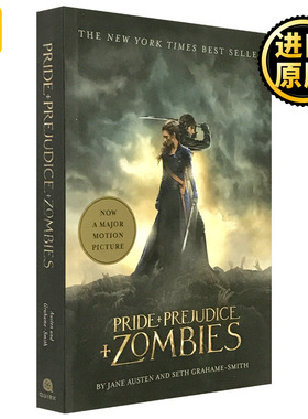 傲慢与偏见与僵尸 英文原版小说 Pride and Prejudice and Zombies 简奥斯汀Jane Austen 僵尸恐怖幽默题材 正版原著进口英语书籍
