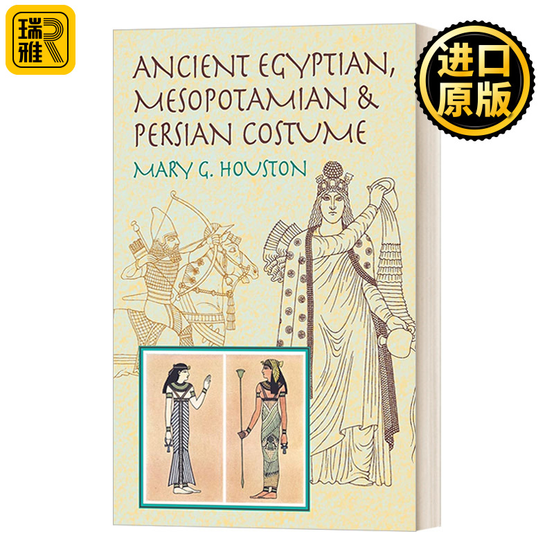 英文原版 Ancient Egyptian, Mesopotamian & Persian Costume
