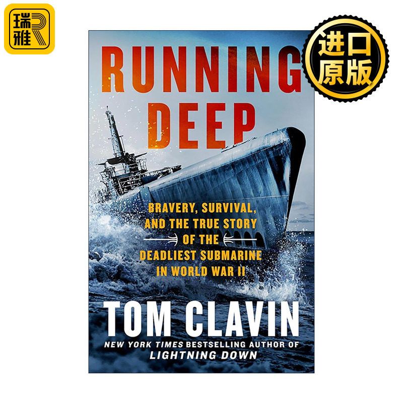英文原版 Running Deep 深海潜行 勇气 生存与二战致命潜艇的真实传奇 精装 英文版 进口英语原版书籍