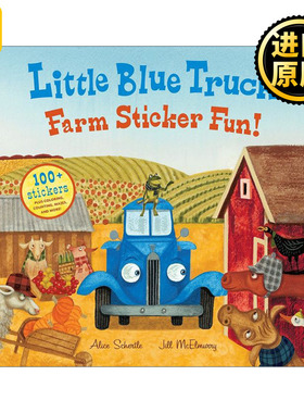 Little Blue Truck Farm Sticker Fun! 蓝色小卡车农场 含贴纸