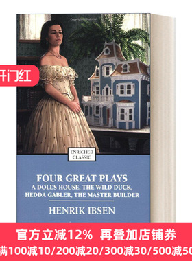 英文原版 Four Great Plays of Henrik Ibsen Enriched Classics