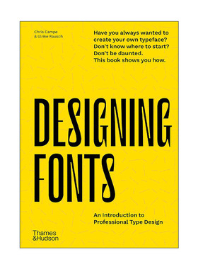 Designing Fonts 设计字体 专业字体设计简介 精装