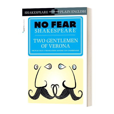 无惧莎士比亚 维罗纳的二位绅士 别怕莎士比亚 英文原版 Two Gentlemen of Verona No Fear Shakespeare 英文版 进口英语书籍