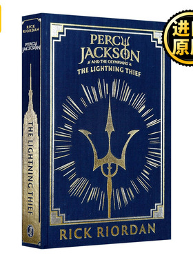 英文原版 Percy Jackson and the Olympians The Lightning Thief 波西·杰克逊与神火之盗 精装插画布面收藏版 进口英语原版书籍