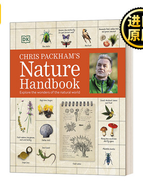 英文原版 Nature Handbook Chris Packham DK 自然科学百科 DK 精装 探索大自然野生动物植物百科全书自然科普书籍 进口书