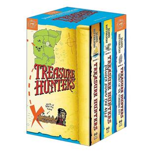 英文原版 Treasure Hunters Boxed Set 夺宝奇兵3册盒装 精装 英文版 进口英语原版书籍