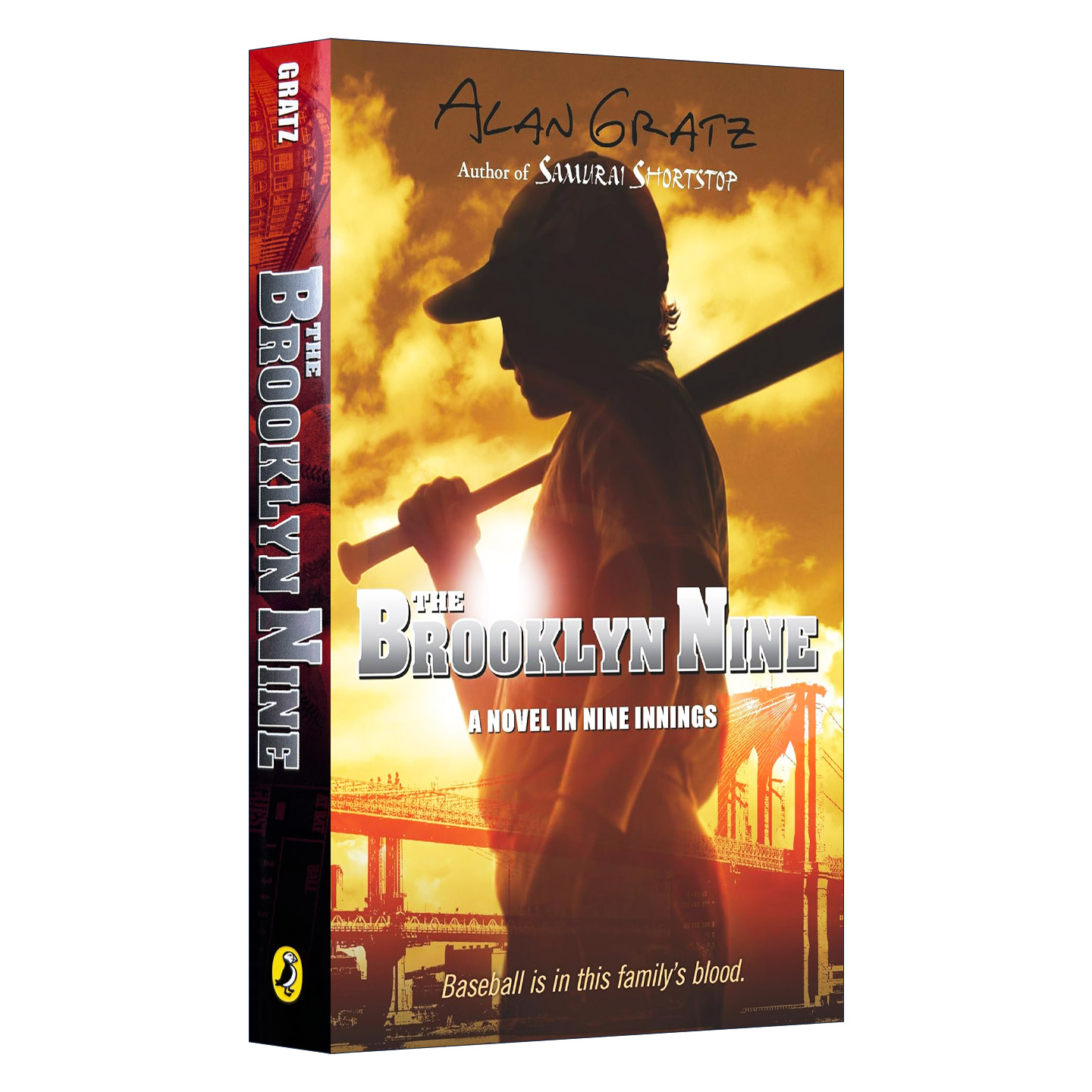 英文原版 The Brooklyn Nine 布鲁克林九号 儿童棒球主题小说 Alan M. Gratz 英文版 Alan M. Gratz 进口英语原版书籍