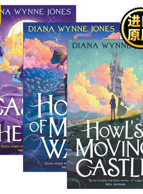 英文原版 Howl'S Moving Castle/Castle In The Air/House of Many Ways 哈尔的移动城堡系列3册 英文版 进口英语原版书籍
