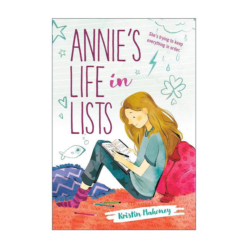 英文原版 Annie's Life in Lists 清单女孩 豆瓣推荐 儿童小说 克里斯汀·马霍尼 英文版 进口英语原版书籍