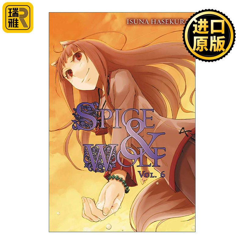 英文原版 Spice And Wolf Vol 6 狼与香辛料6 奇幻主题漫画轻小说 英文版 进口英语原版书籍图片