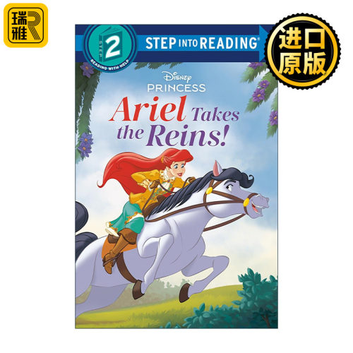 英文原版 Step into Reading 2 Ariel Takes the Reins Disney Princess 爱丽儿掌权 迪士尼公主系列 小美人鱼 同名电影改编英文版