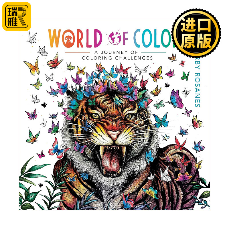 World of Color 颜色的世界 填色寻物 着色涂色书 绘本 漫画 艺术 Kerby Rosanes