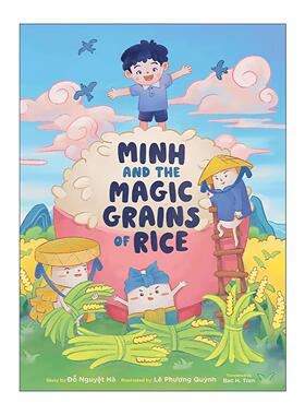 英文原版 Minh and the Magic Grains of Rice 阿明与魔法稻米 精装图画书 英文版 进口英语原版书籍
