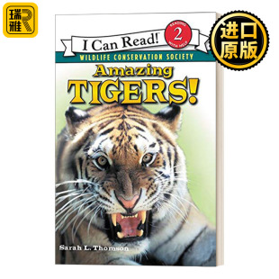 老虎 Read系列 Amazing 神奇 Thomson 书籍 英文原版 Tigers 英文版 美国野生动物保护协会推荐 Can 进口英语原版 Sarah