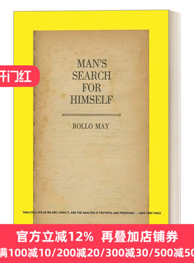 英文原版 Man's Search for Himself 人的自我寻求 罗洛·梅 美国存在心理学家和人本主义心理学家。 英文版 进口英语原版书籍